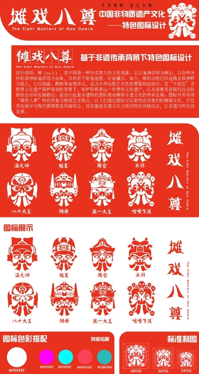 傩戏八尊