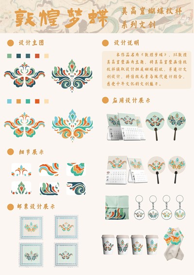 《敦煌梦蝶》文创产品设计
