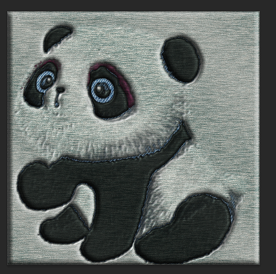 刺绣”熊猫“