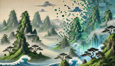 虚实交织的千里江山