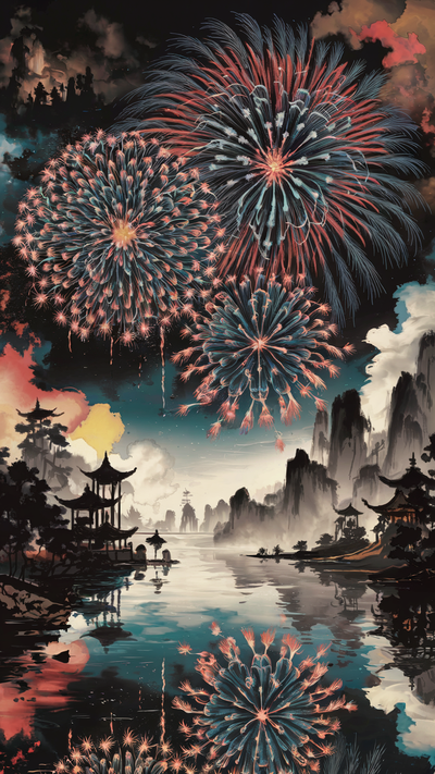 焰火映境