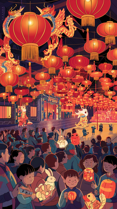 华灯初上·团圆