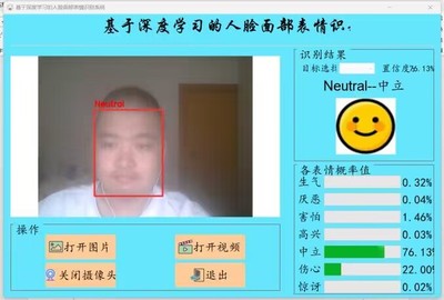 基于深度学习的人脸面部表情识别系统