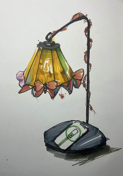 “蝶影·心语”智能香薰台灯