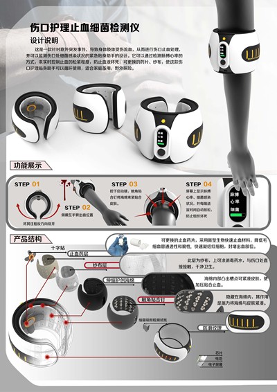 伤口护理止血细菌检测仪
