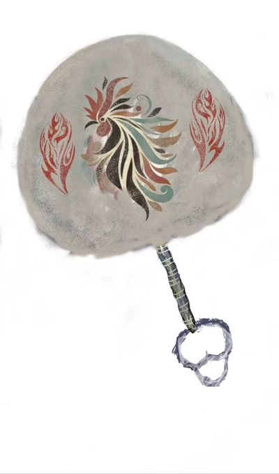 羊皮鼓纹