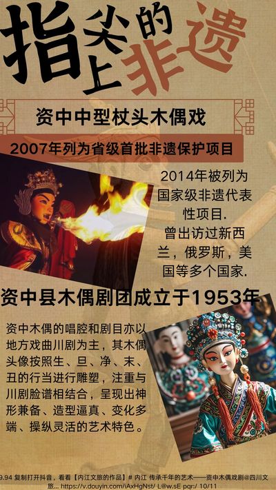 指尖上的传奇：探索木偶戏的非遗魅力与传承