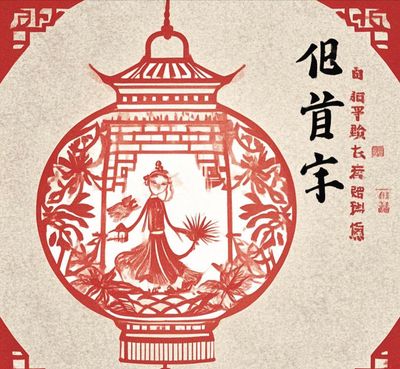 剪纸艺术中的古典美
