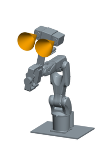 视觉机械手分拣线