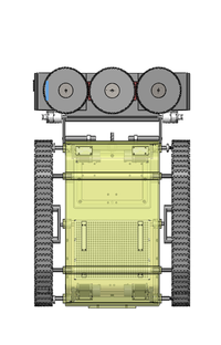 无人履带式除草机