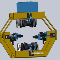 电磁式桥梁缆索无损探伤检测装置