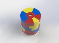 儿童立体拼图板凳