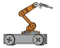 轮式移动工业机械臂机器人