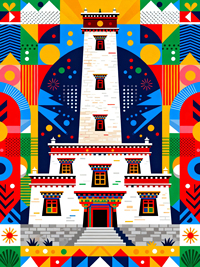 民族多巴胺——基于中华民族传统建筑的视觉设计