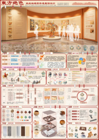 东方绝色掐丝珐琅彩非遗展馆设计