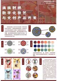 满族刺绣数字化技艺与文创产品开发