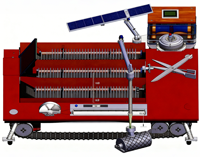 AI驱动自主导航草方格铺设机器人